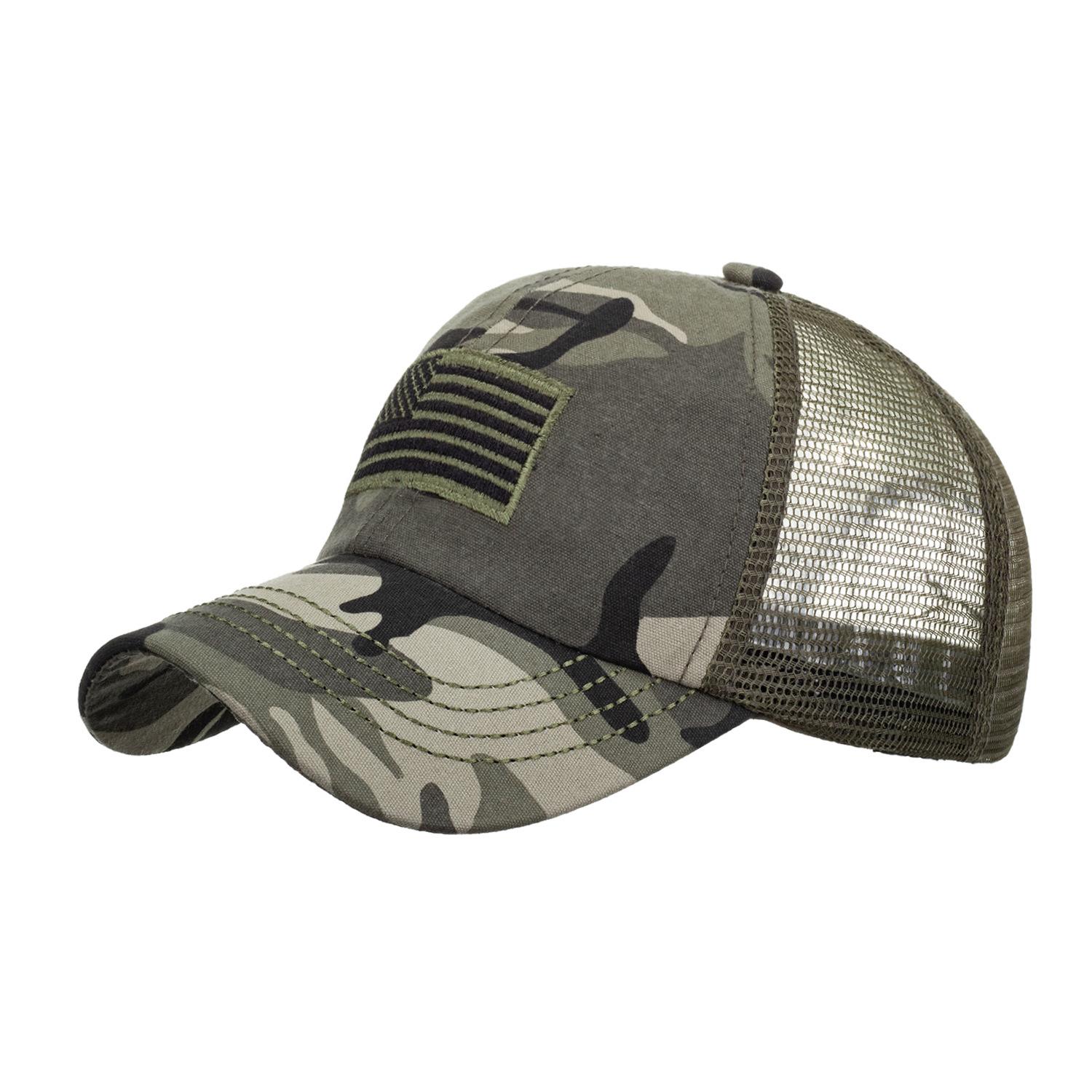 

New camouflage net cap baseball cap women s sun hat камуфляжний