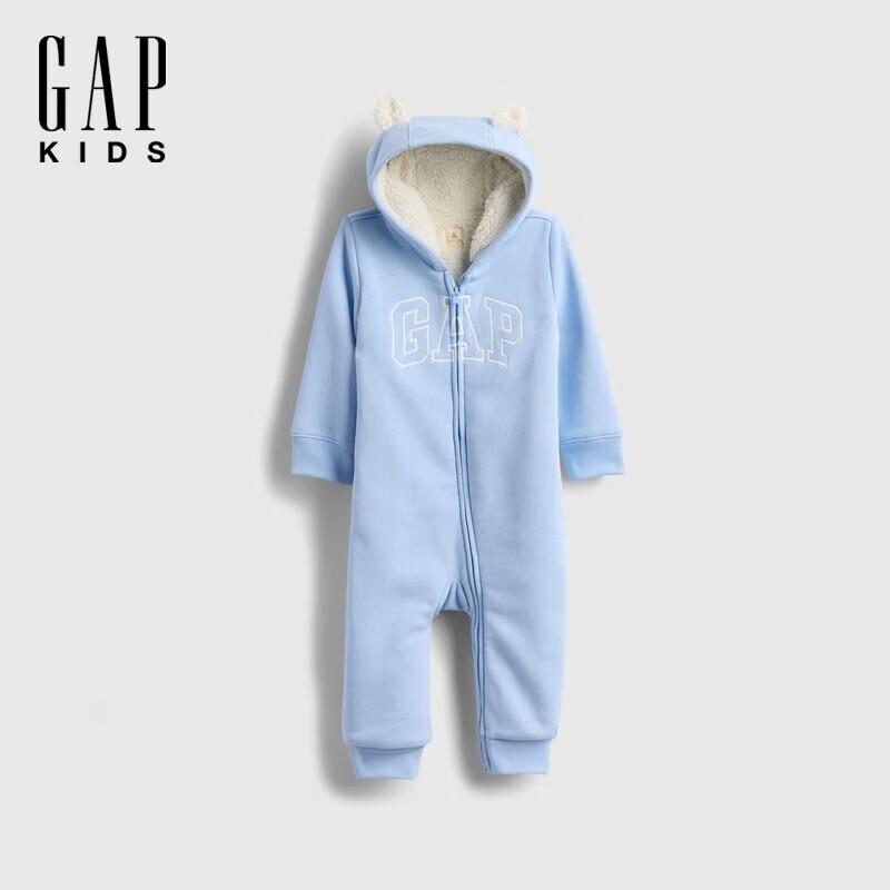 Gap Baby Faux Fleece Lined Logo Bodysuit 73/48