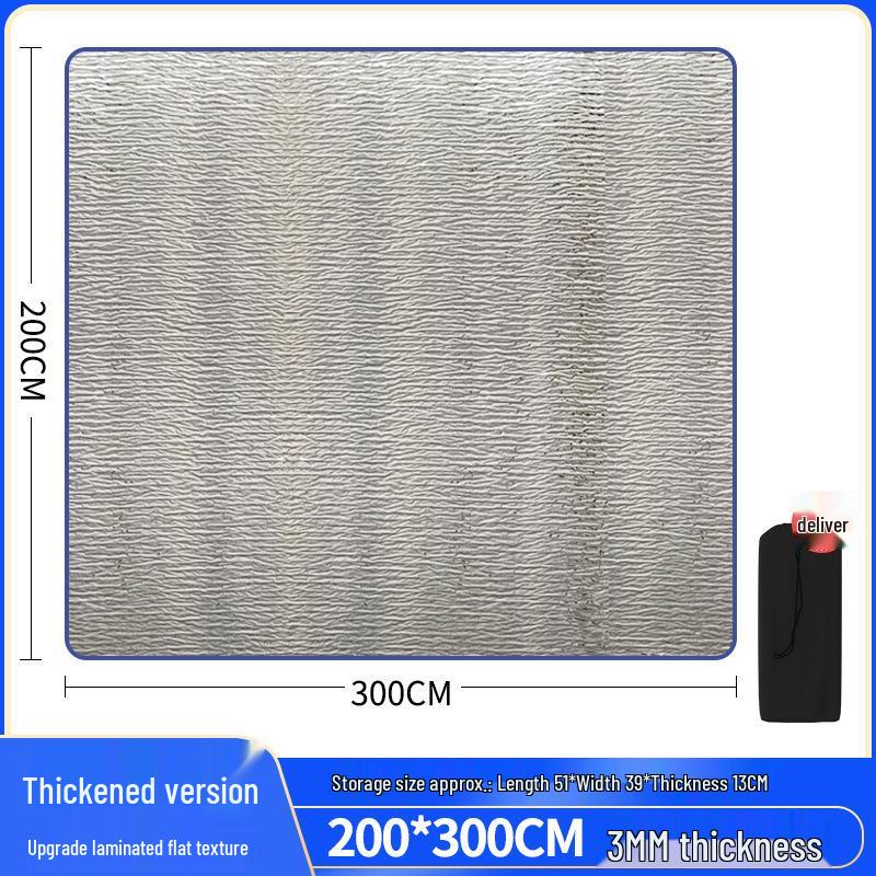 Waterproof Outdoor Camping Mat: Thick, Moisture-Proof, Portable Picnic & Sleeping Pad
