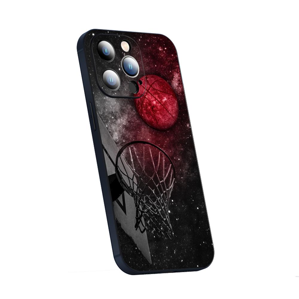 Super Cool Basketball Design Phone Case For iPhone 17 16 E 15 14 13 12 Plus Mini Pro Max Soft Black Shockproof Cover