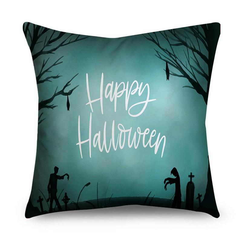 Halloween Easter Printed Pattern Cushion Cover for Home Living Room Sofa Decoration Throw Pillow Pillowcase