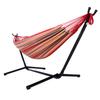Portable Outdoor Polyester Hammock Set Red Outdoor Furniture