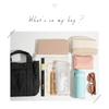 HIGH FIVE Mini Tote Bag, Lightweight Canvas with Dividers, Multiple Pockets, Multi-Storage, Bottom IC Card Holder, Gusset, Large Capacity, Men's and