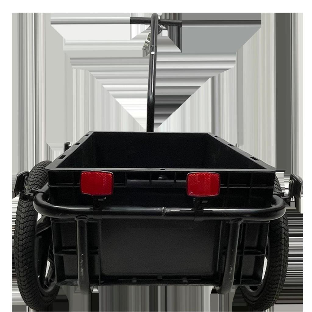 Cycle Trailer with Cargo Box Detachable Bike Utility for Camping