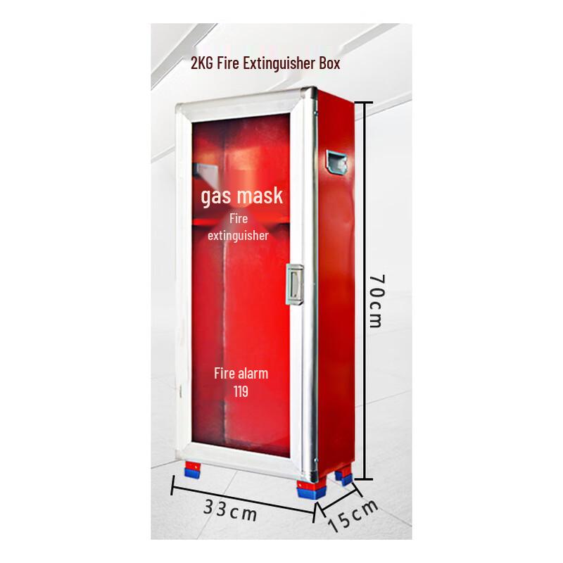 OLOMM Dry Powder Fire Extinguisher Set 2kg