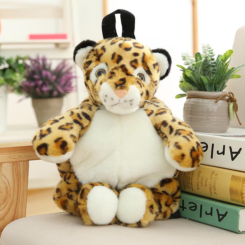

New Huggable Simulated Animal Plush Backpack Kawaii Soft Baby Toys for Children Kids Travel Pack Outdoor School Bag 40cm