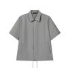 Milano Series Simple Solid Color Casual Versatile Shirt Men Shirts Dark-Gray F11M625403FDY