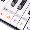 Mehrfarbige Klavieraufkleber Tastaturtasten Noten Abnehmbare Notenetiketten Aufkleber