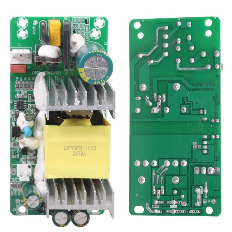 Protected DC24V6A Power Supply Module Featuring Overcurrent Overloads Short Circuits Safety AC Input 100 240V for Various Applications
