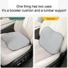 Car Seat Height Pad Cushion Non Slip Memory Foam Cushion with Height Boost & Lumbar Support Tired Relief Car Leveling Pad