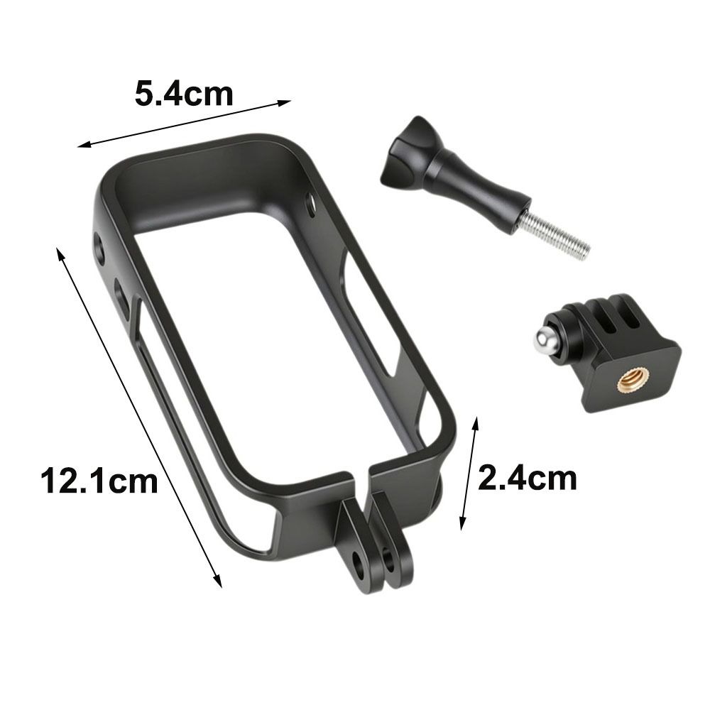 Open Frame Action Camera Cage Shock Resistant Camera Protective Frame for Insta 360 X6