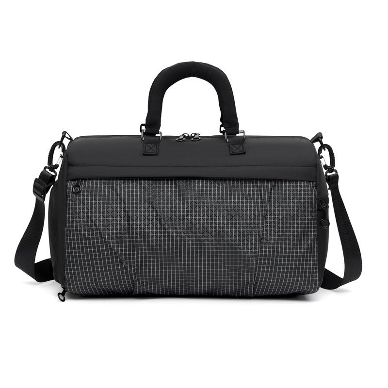 Unisex Large Capacity Travel Tote: Handheld or Shoulder Gym Bag with Wet/Dry Separation, Shoe Compartment, and Outdoor Sports Storage.