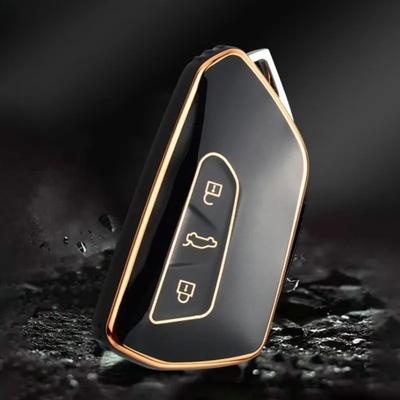 TPU Car Key Case Cover Shell Fob for VW Volkswagen Golf 8 MK8 ID3 ID4 Cupra Skoda Octavia A8 SEAT Leon MK4 Formentor Tarraco