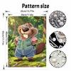 Disney Pearl Painting DIY Mr. Beaver’s Creative Pearl Style Illustration Pearl Art Painting Pearl Gemstone Painting, Home Wall Decoration Crafts