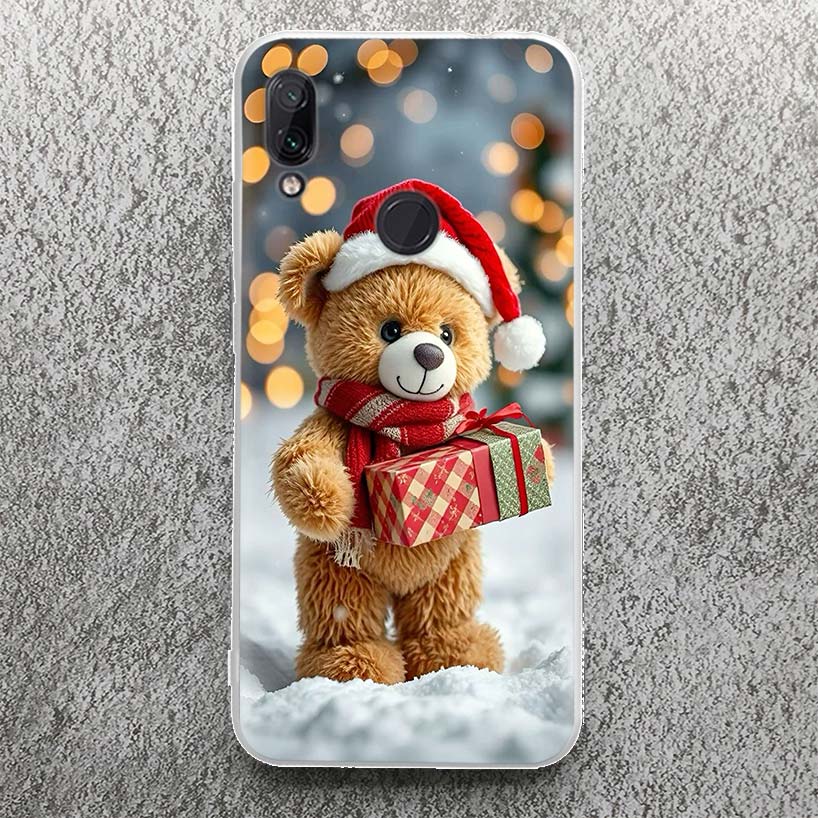 Animal Brown Cute Bear Case for Xiaomi Redmi 14C 13C 12C 13 12 Phone Shell 10C 10A 10 9A 9C 9T 9 8A 8 7A 7 6A 6 Pro 12 12C 10 10