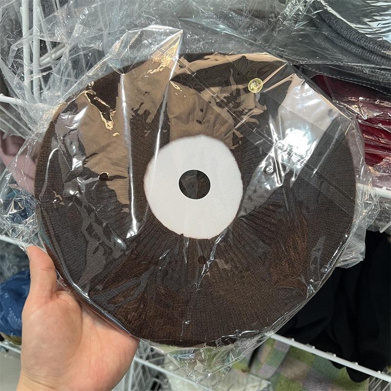 

Осень и зима шерсть шерсть вязаный берет женская мода шляпа художника ретро высококлассная шляпа-бутон average size (54-59cm) темно-коричневого