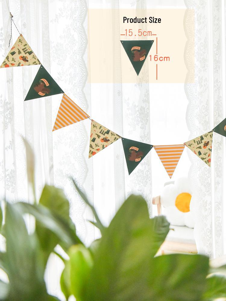 Wimpelkette für Kindergeburtstage – ideal für Babys ersten Geburtstag, als Partyhintergrund oder Zeltdekoration beim Camping.