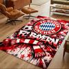 Bayern Munich Football Club Portable Floor Mat Soft Plush Water-resistant & Washable Kitchen & Bathroom Use Cute Cartoon Pattern Holiday Home Gift