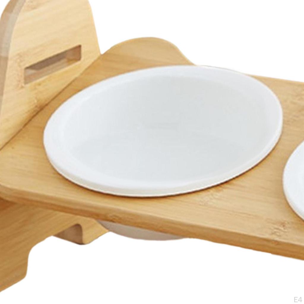 Adjustable Elevated Pet Feeder for Cats and Dogs - Enhance Mealtime Comfort