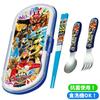 Number One Sentai Gojuger Antibacterial Bento with and Chopsticks Microwave and Dishwasher Trio Stainless Suitable for Kindergarten and Made In Japan