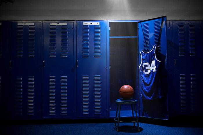 Photomural Basketball Team Cloakroom Structural Vinyl 400x280