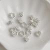 14K Gold Filled Double Layer Crown Flower Cup Spacer Beads Necklace DIY Jewelry Accessories