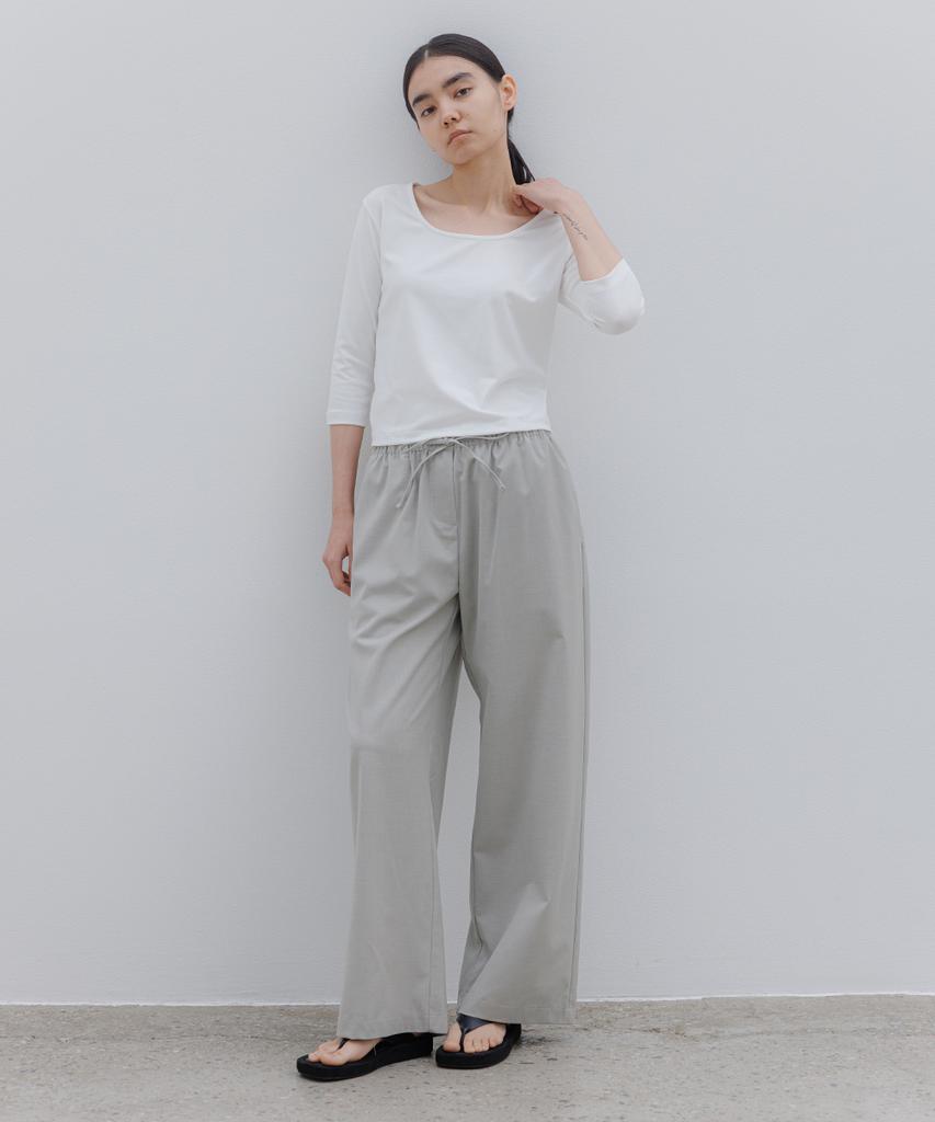 Mohe Wool Pull-On Trousers _ Gray