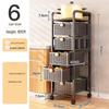 Slim Rolling Kitchen Storage Rack