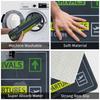 Departures And Arrivals Airport Sign Front Door Floor Entrance Mats Indoor  Kitchen Bathroom Doormat Balcony Carpet Rug