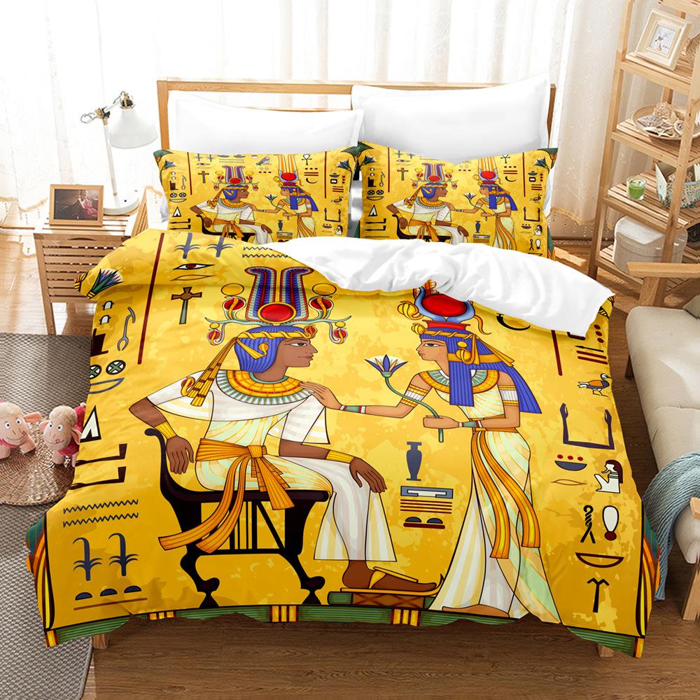 Fashion Technology Printing, 3D Digital Printing, Bedding, Duvet Covers, Pillowcases, Three-piece Sets