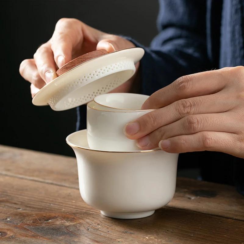 Portable Chinese Ceramic Travel Tea Set