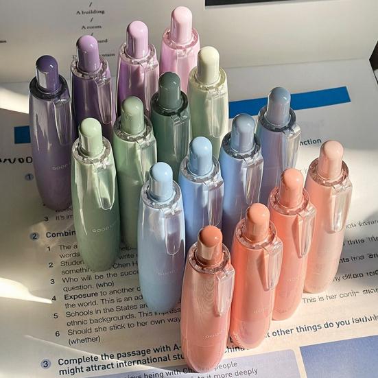 4Pcs Double Sided Application Adhesive Pens Instant Tape Pens Easy Bonding Glue Stick Roller Portable