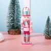 Pink Dessert-Style Nutcracker Ornament Set