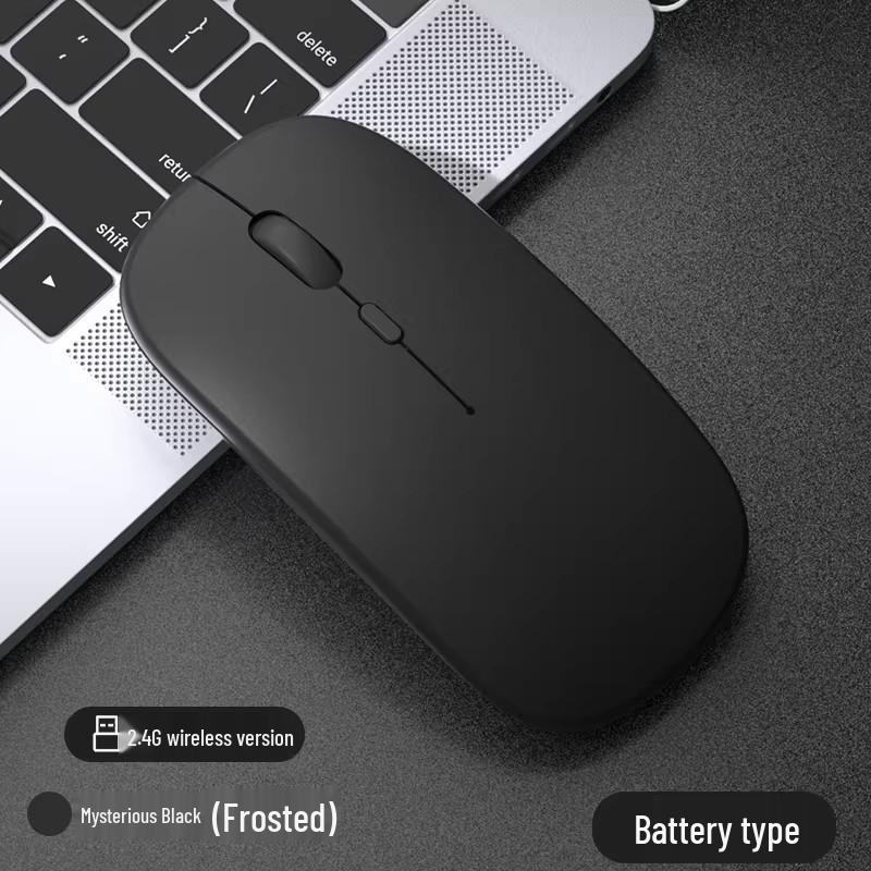 

Silent Rechargeable Dual-Mode Wireless Bluetooth Mouse for Men & Women - Ideal for Office, Laptop & Desktop