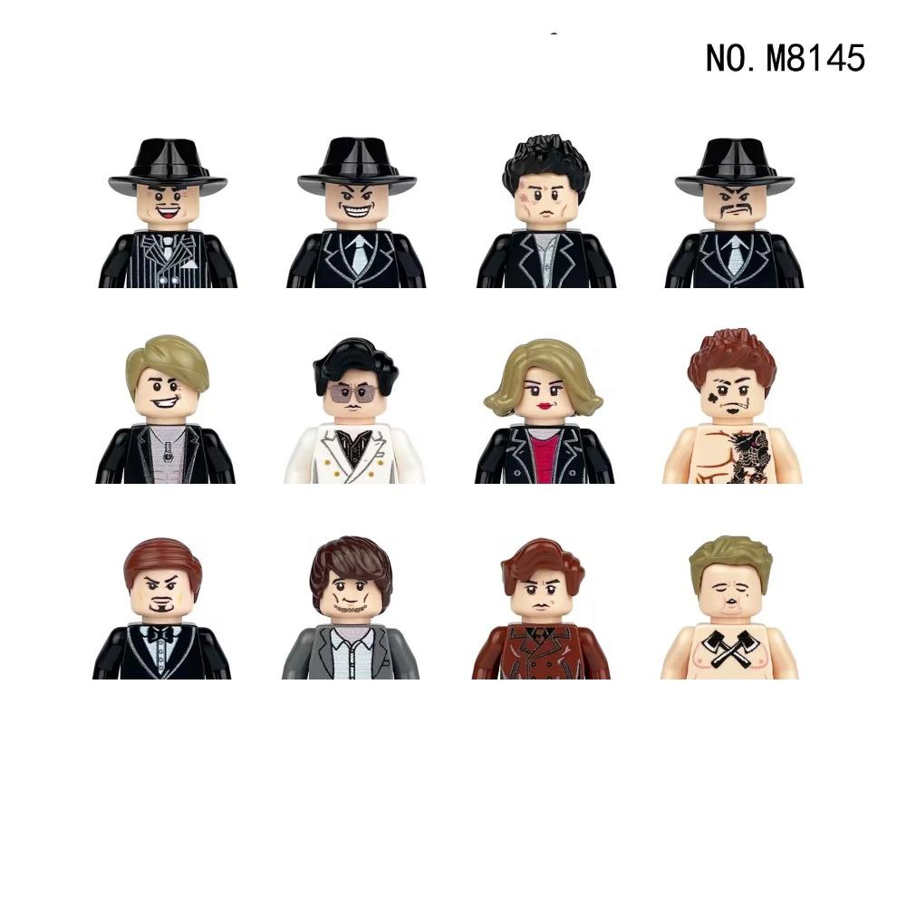 Stadsfiguren Actiefiguren Bouwstenen Politieagent Leraar Brandweerman Beroep Mini Figuur Poppen Stenen Set Kinderspeelgoed