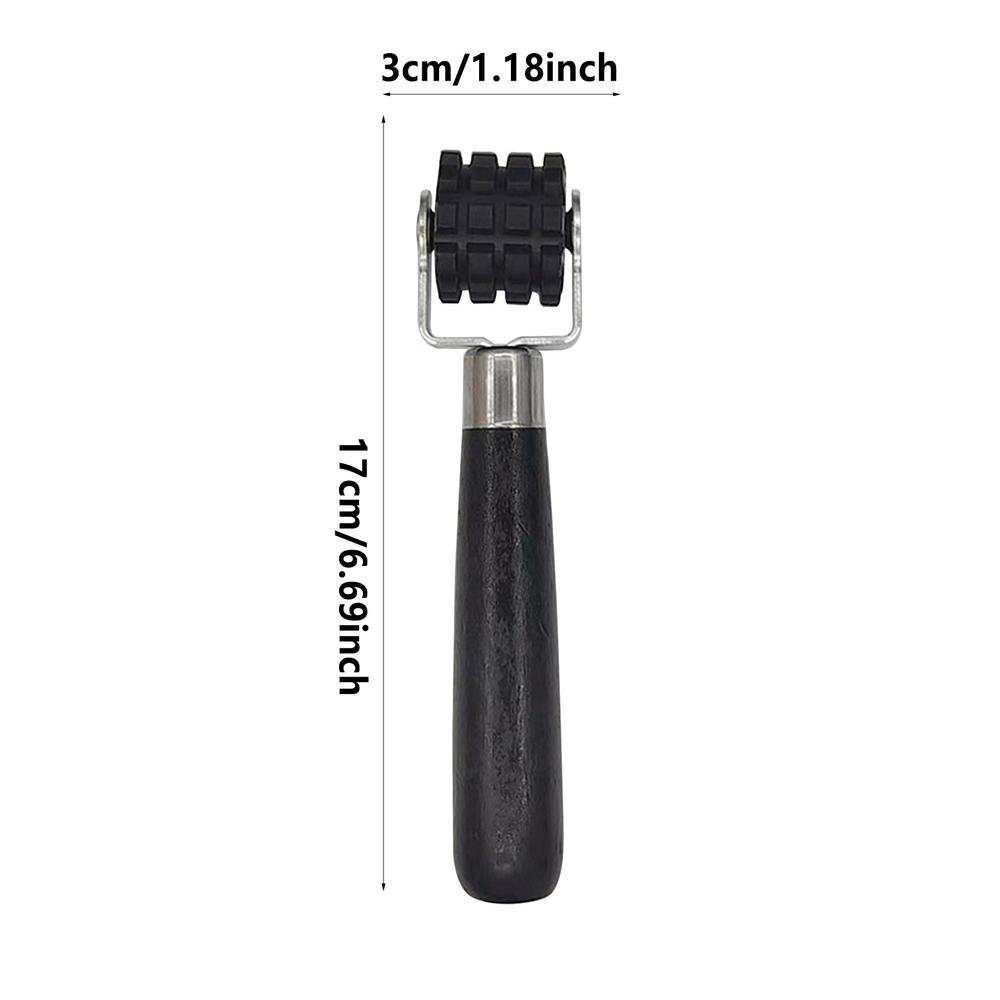 

Comfortable Grip Ergonomic Leathercraft Leather Edge Platen Tools Glue Spreader Heat Resistant Creasing Wheels