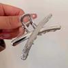 New Korean Metal Cross-shaped Hair Claw Clip For Women Elegant Shark Clip Ponytail Clip Headdress Hair Accessories
