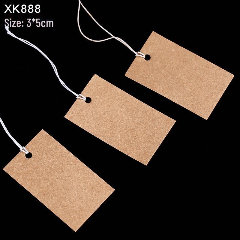 Price Tag Handwritten Jewelry Card