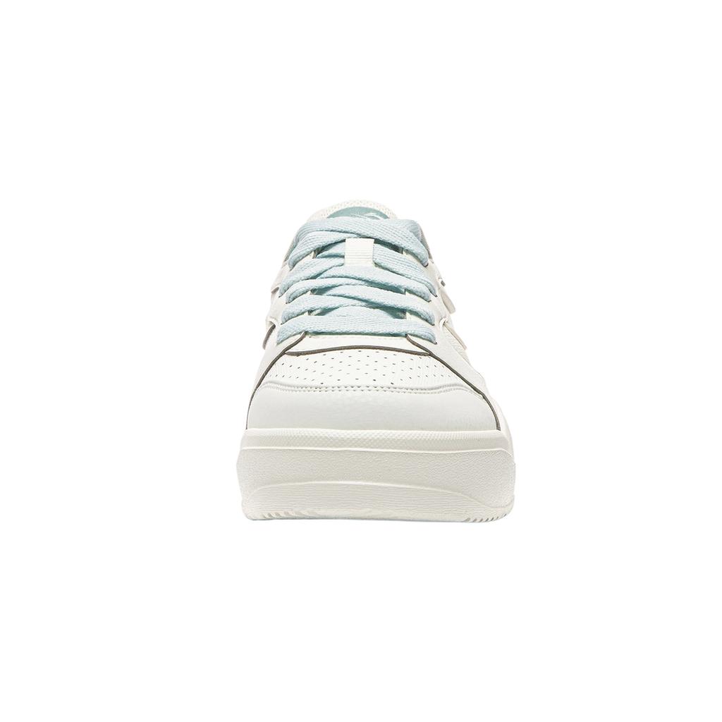 Li Ning Sports Life Collection Skateboard Shoes Women's Low Top Champagne White/Chalk Gray AGCW044-7