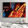 Hett Action Skjutspel Mass Effect Affisch Science Fiction Rymd Prints Canvasmålning Väggkonst Bild Hem Vardagsrum Dekoration