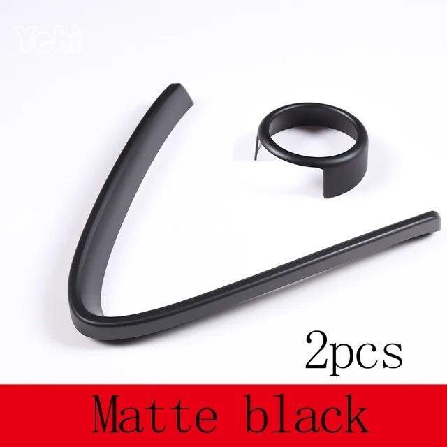 For Alfa Romeo Giulia Stelvio 2017 2018    2022 ABS Carbon Fiber/Red/Black Front Grill Decoration Frame Accessories