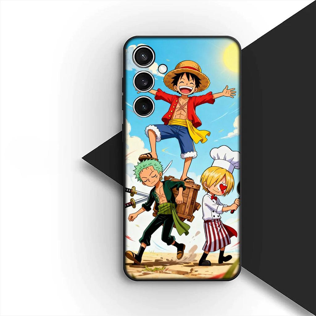 for OPPO A80 A18 A16 A40 A17 A15 A38 A78 A79 A54 A57 A12 A60 4G 5G Phone Cover Soft Case One Pieces Luffy Sanji Roronoa Zoro