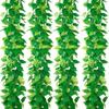 Rattan Pothos Artificial Green Vine for Air Conditioner or Water Pipe Cover