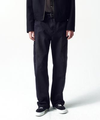 INSILENCE Brushed Cotton Work Pants Faded Black