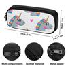Structured PU Leather Pen Case with Inner Mesh Pocket for College Office Business for School and Business Use