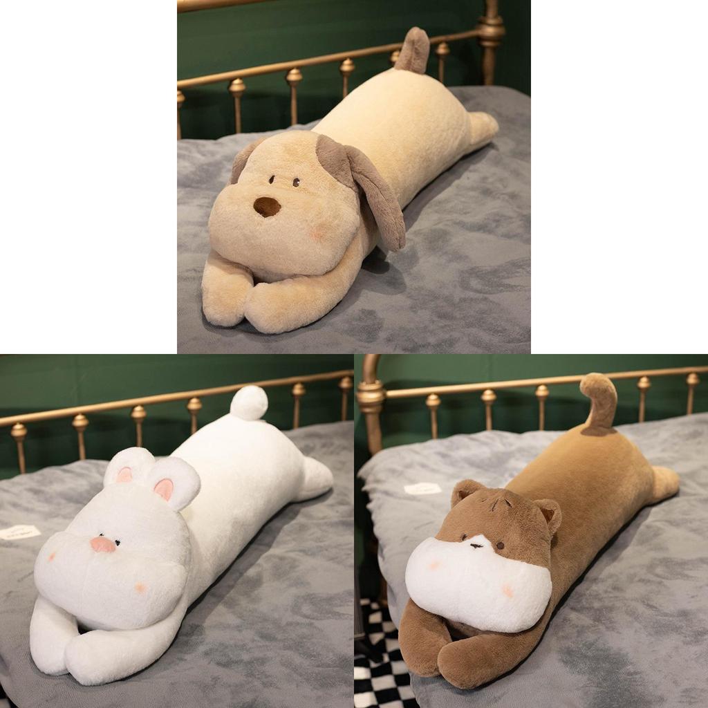 Plush Dog Rabbit Cartoon Pillow With Pp Cotton Filling For Kids Bedside Comfort