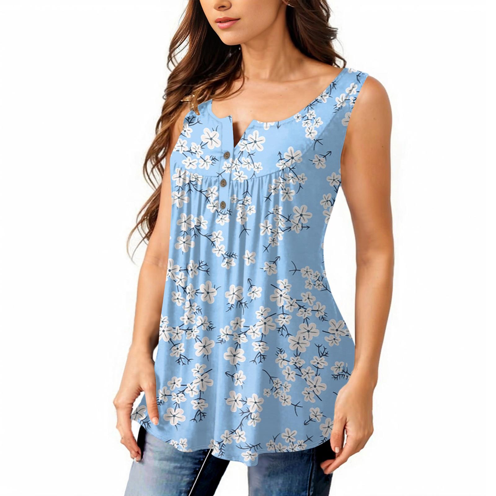 

Женская мода плиссированная безрукавка повседневная футболка жилет топ на пуговицах XXL