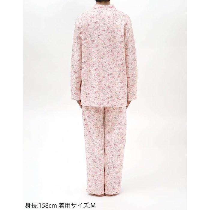 [Wing/Wacoal] Pajamas Cotton 100% (Body Lining) Warm Winter Long Sleeve Long Pants EP6025 PI S