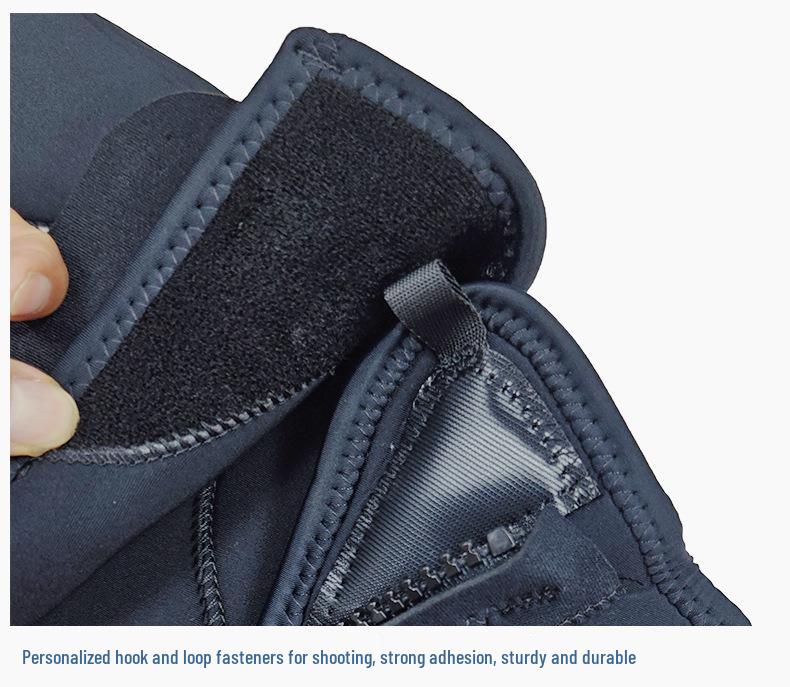 OUZO7mm CR Super Elastic Long Sleeve Wetsuit - Thick, Cold-Proof for Surfing, Free Diving, and Scuba Diving