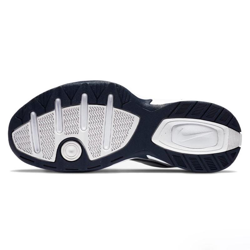 Nike Air Monarch 4 Lightning Doberman, Trendy And Comfortable Low Top Casual Shoes Unisex Black White 415445-101(Team640-)
